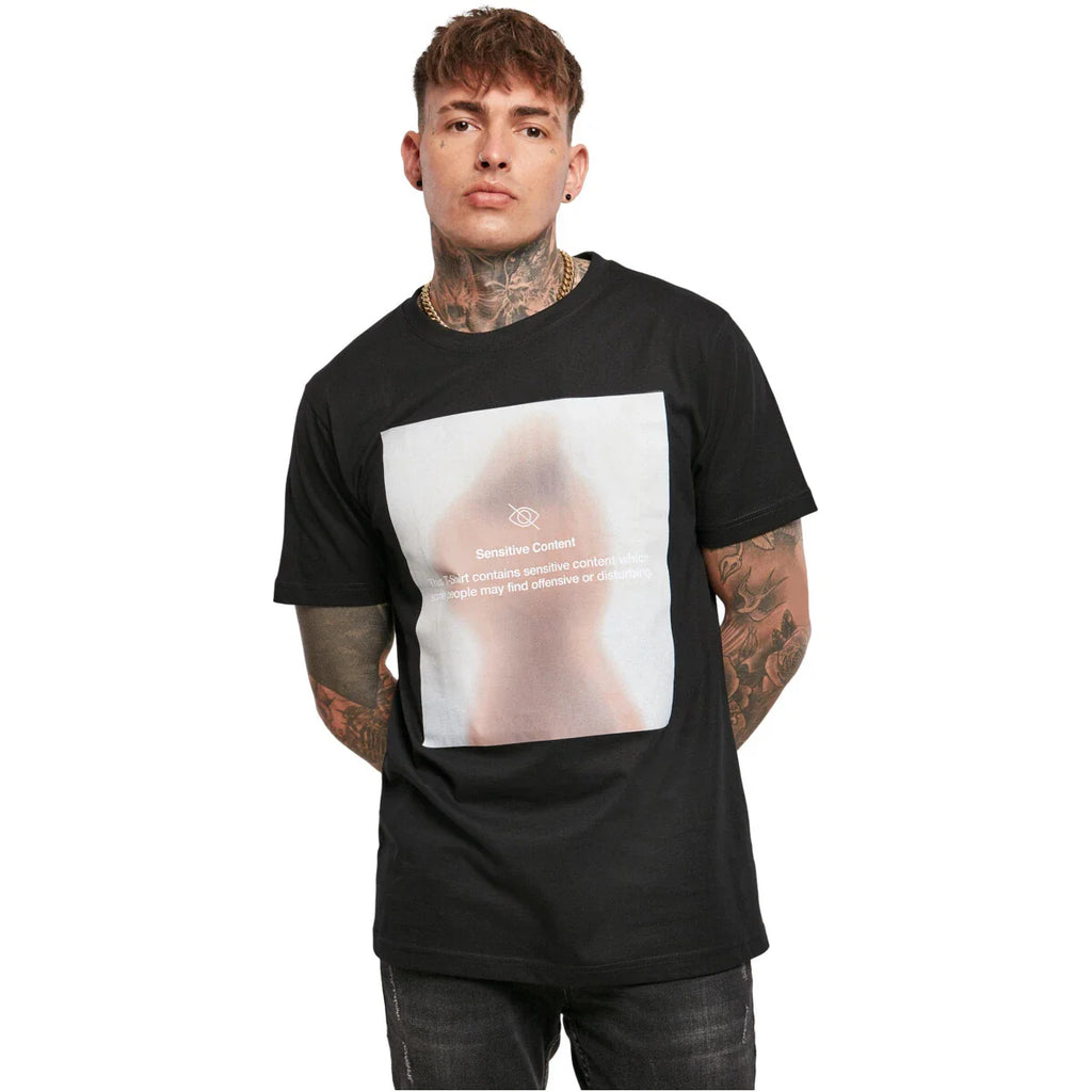 Mister Tee Sensitive Blur Content Round Neck Short Sleeve T-Shirt Unisex T-shirt, Sweatshirt, Hoodie, Long Sleeve Tee - T-Shirt, Sweatshirt, Hoodie