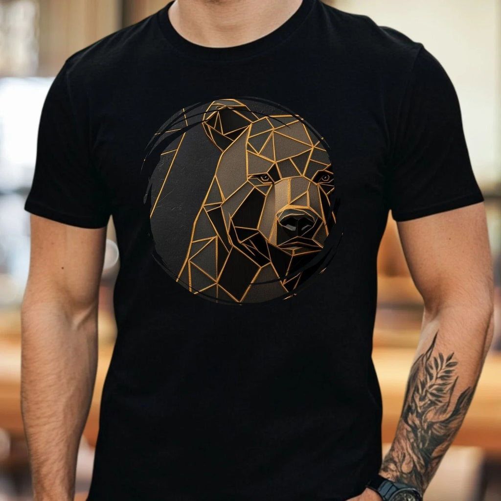 Mens Vintage Bear Graphic Motif Cotton T-Shirt Size XS to 5XL Unisex T-shirt, Sweatshirt, Hoodie, Long Sleeve Tee - T-Shirt, Sweatshirt, Hoodie