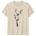 Minimalist Botanical Plant Organic Nature T-Shirt Modern Abstract Graphic Unisex T-shirt, Sweatshirt, Hoodie, Long Sleeve Tee - T-Shirt, Sweatshirt, Hoodie