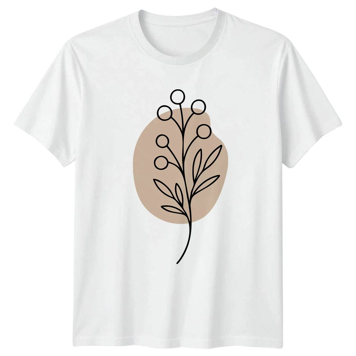 Embrace Natures Simple Beauty Everyday T-Shirt Minimalist Botanical Nature Art Unisex T-shirt, Sweatshirt, Hoodie, Long Sleeve Tee - T-Shirt, Sweatshirt, Hoodie