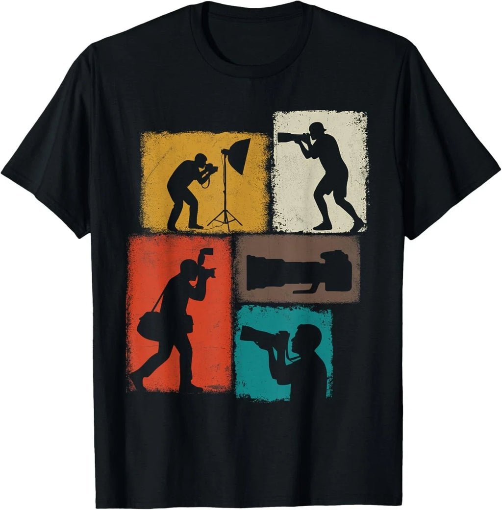 Photographer Vintage Collage Photography Men Photojournalist Gift Unisex T-Shirt Unisex T-shirt, Sweatshirt, Hoodie, Long Sleeve Tee - T-Shirt, Sweatshirt, Hoodie