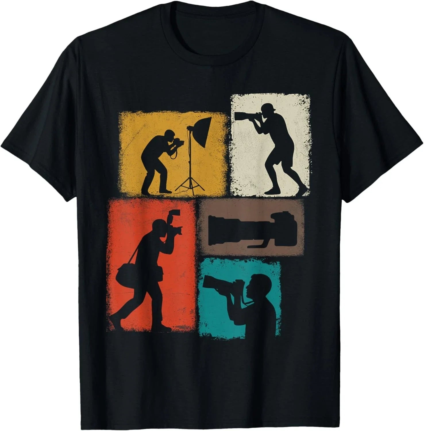 Photographer Vintage Collage Photography Men Photojournalist Gift Unisex T-Shirt Unisex T-shirt, Sweatshirt, Hoodie, Long Sleeve Tee - T-Shirt, Sweatshirt, Hoodie