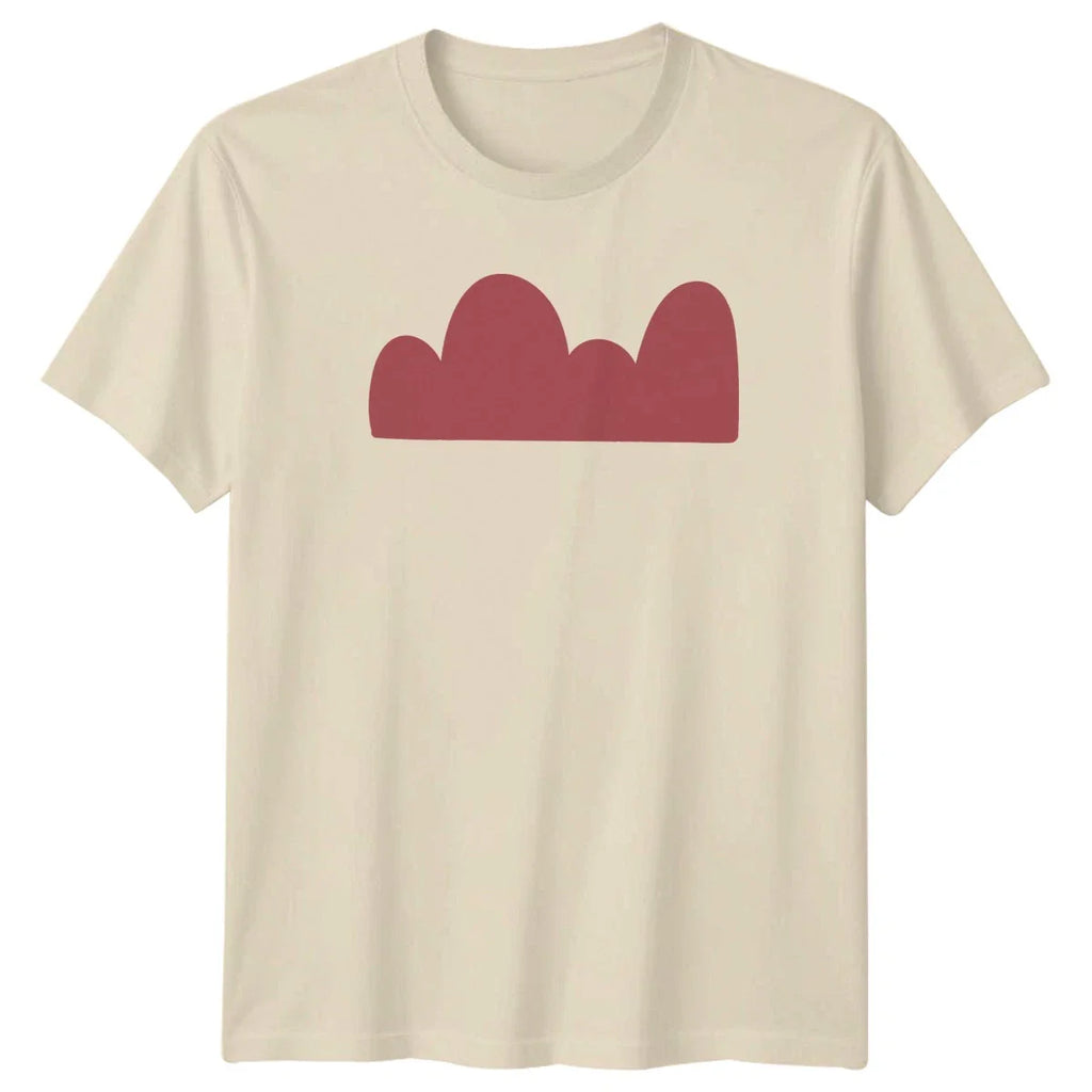 Soft Abstract Cloud Minimalist T-Shirt Cloud Design Abstract Art Birthday Gift Unisex T-shirt, Sweatshirt, Hoodie, Long Sleeve Tee - T-Shirt, Sweatshirt, Hoodie