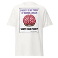 WHAT'S YOUR PROOF   Full Canvas  Unisex classic tee Unisex T-shirt, Sweatshirt, Hoodie, Long Sleeve Tee - T-Shirt, Sweatshirt, Hoodie