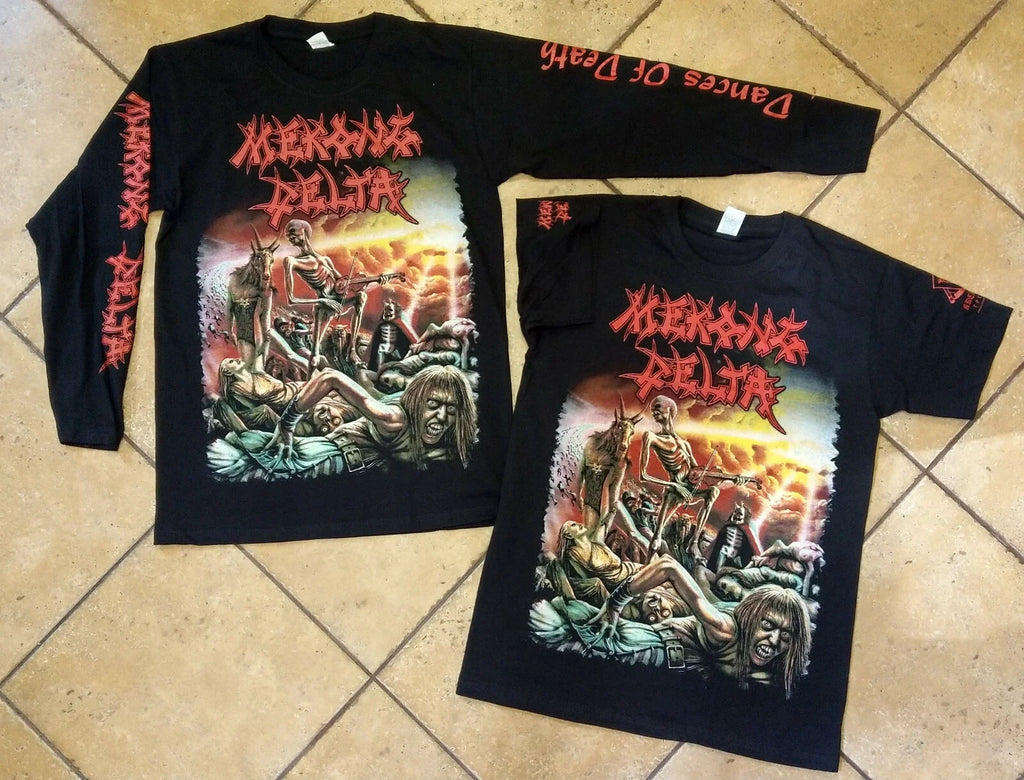 MEKONG DELTA - Dances of Death (T-Shirt / Longsleeve) Unisex T-shirt, Sweatshirt, Hoodie, Long Sleeve Tee - T-Shirt, Sweatshirt, Hoodie