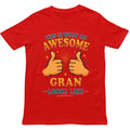 This is What an Awesome Gran Looks Like T Shirt - Gift for Men, Women, kids Unisex T-shirt, Sweatshirt, Hoodie, Long Sleeve Tee - T-Shirt, Sweatshirt, Hoodie