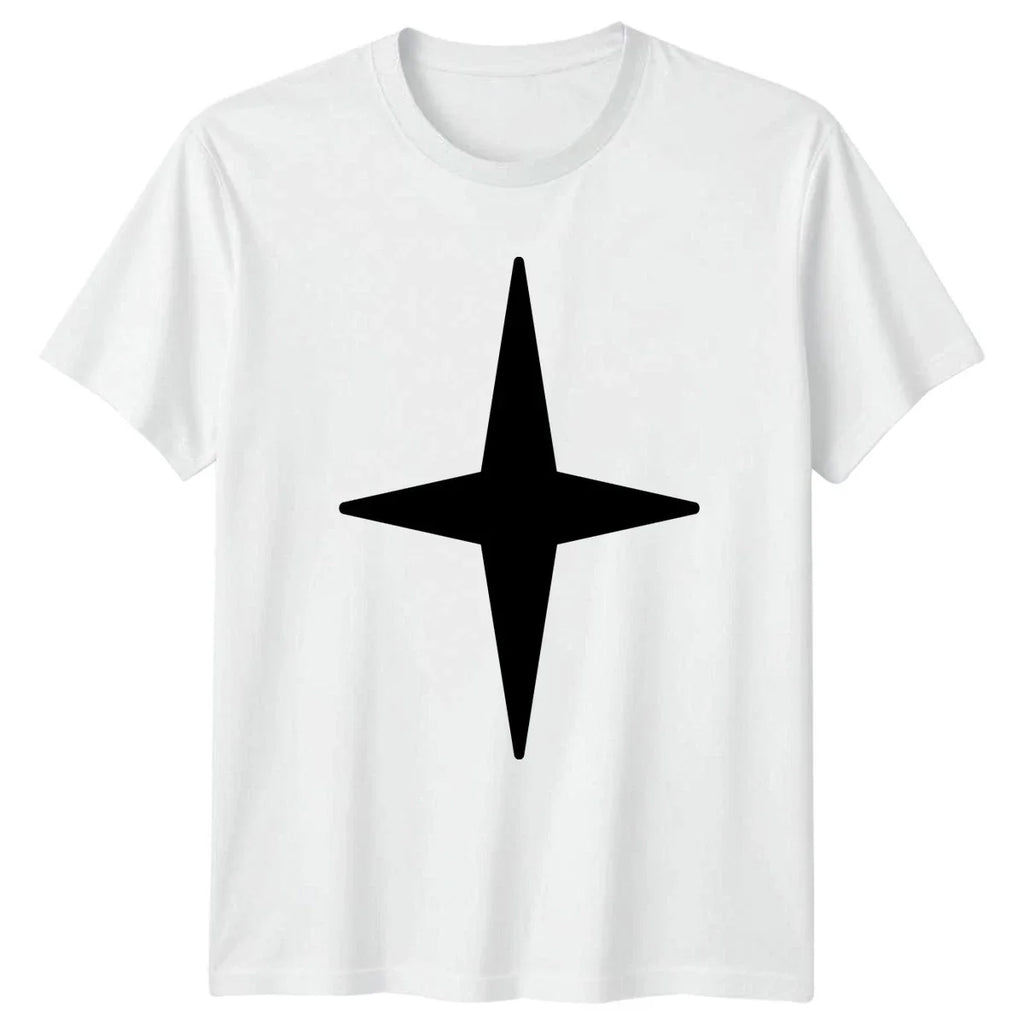 Geometric Compass Star Minimalist T-Shirt Star Symbol Geometric Birthday Gift Unisex T-shirt, Sweatshirt, Hoodie, Long Sleeve Tee - T-Shirt, Sweatshirt, Hoodie
