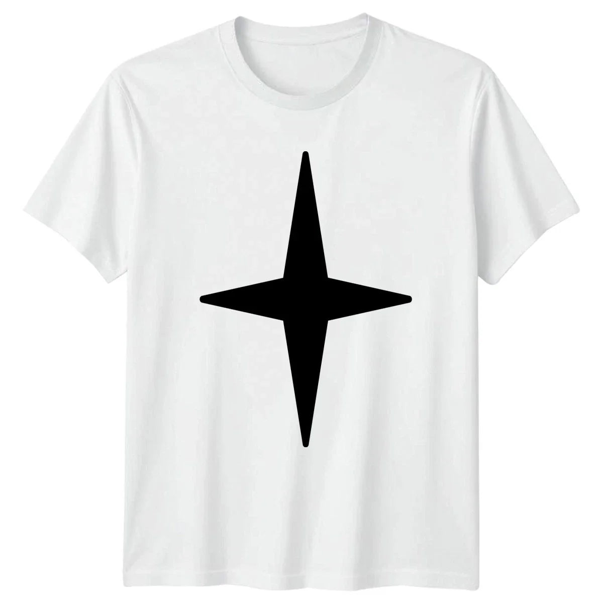 Geometric Compass Star Minimalist T-Shirt Star Symbol Geometric Birthday Gift Unisex T-shirt, Sweatshirt, Hoodie, Long Sleeve Tee - T-Shirt, Sweatshirt, Hoodie