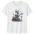 Punk Rock Easter Bunny Playing T-Shirt Guitar Player Easter Gift For Him Unisex T-shirt, Sweatshirt, Hoodie, Long Sleeve Tee - T-Shirt, Sweatshirt, Hoodie