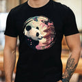 Mens Butterfly and Panda Cotton T-Shirt Size XS to 5XL Unisex T-shirt, Sweatshirt, Hoodie, Long Sleeve Tee - T-Shirt, Sweatshirt, Hoodie