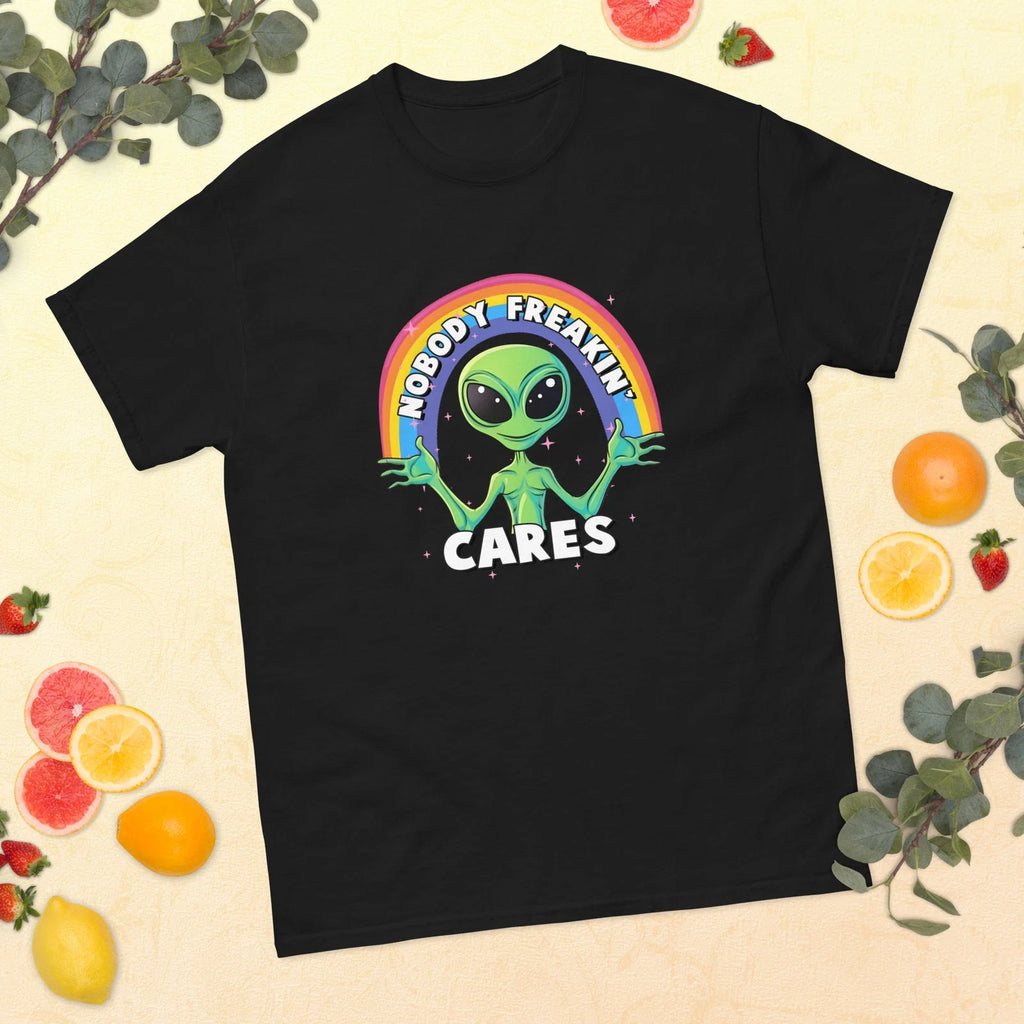 Funny Cool Alien Mens T-shirt | Classic Tee Unisex T-shirt, Sweatshirt, Hoodie, Long Sleeve Tee - T-Shirt, Sweatshirt, Hoodie