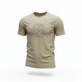 Creative Recreation T-Shirt Men's UK Size L Beige Embroidered Logo Short Sleeve Unisex T-shirt, Sweatshirt, Hoodie, Long Sleeve Tee - T-Shirt, Sweatshirt, Hoodie