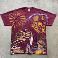 Rare Vintage 1993 Midnight Oil AOP T-Shirt Maroon Red Men's XL Rock New Wave Unisex T-shirt, Sweatshirt, Hoodie, Long Sleeve Tee - T-Shirt, Sweatshirt, Hoodie