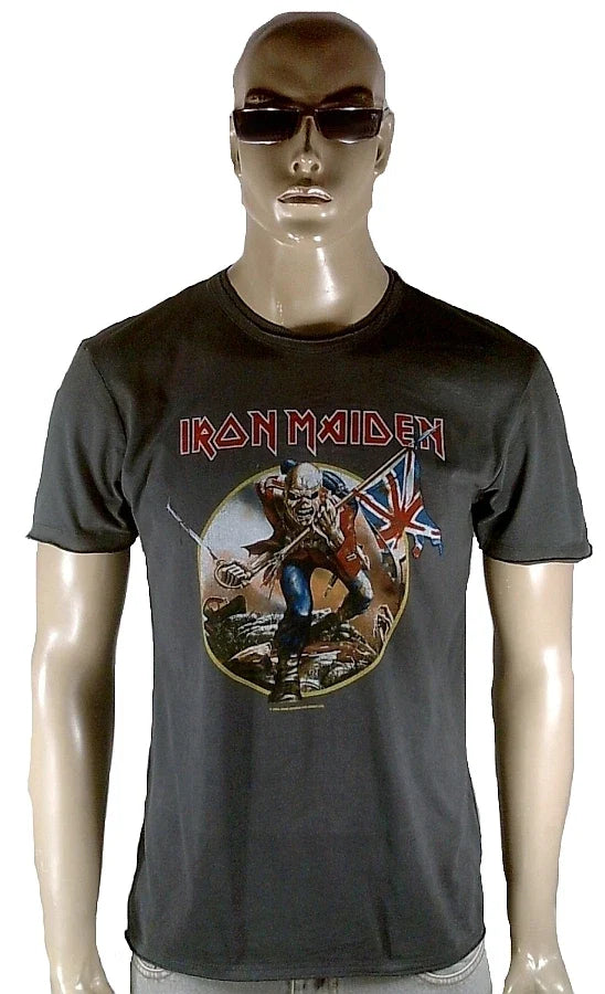 Cool Amplified Iron Maiden The Trooper Metal Rock Star Vintage T-Shirt XL 54 Unisex T-shirt, Sweatshirt, Hoodie, Long Sleeve Tee - T-Shirt, Sweatshirt, Hoodie