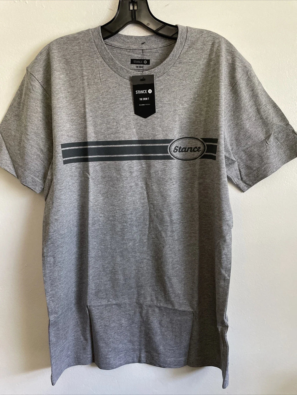 New Stance Designer Mens Graphic Street Style Logo Cotton Tee Shirt Size L Gray Unisex T-shirt, Sweatshirt, Hoodie, Long Sleeve Tee - T-Shirt, Sweatshirt, Hoodie