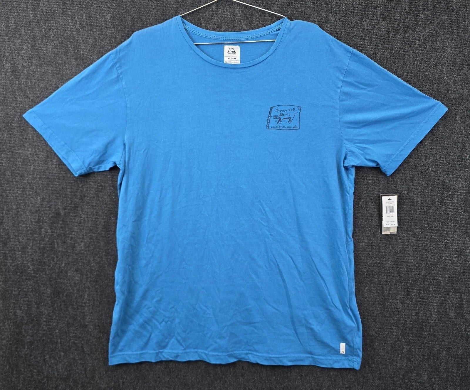 Quiksilver Ghetto Dog T-shirt Mens Size 2XL Blue Y2K Surf Tee NEW Unisex T-shirt, Sweatshirt, Hoodie, Long Sleeve Tee - T-Shirt, Sweatshirt, Hoodie