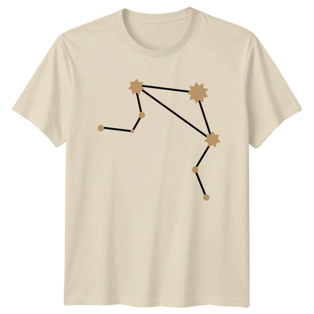 Celestial Constellation Pattern Minimalist Zodiac TShirt Astrology Constellation Unisex T-shirt, Sweatshirt, Hoodie, Long Sleeve Tee - T-Shirt, Sweatshirt, Hoodie
