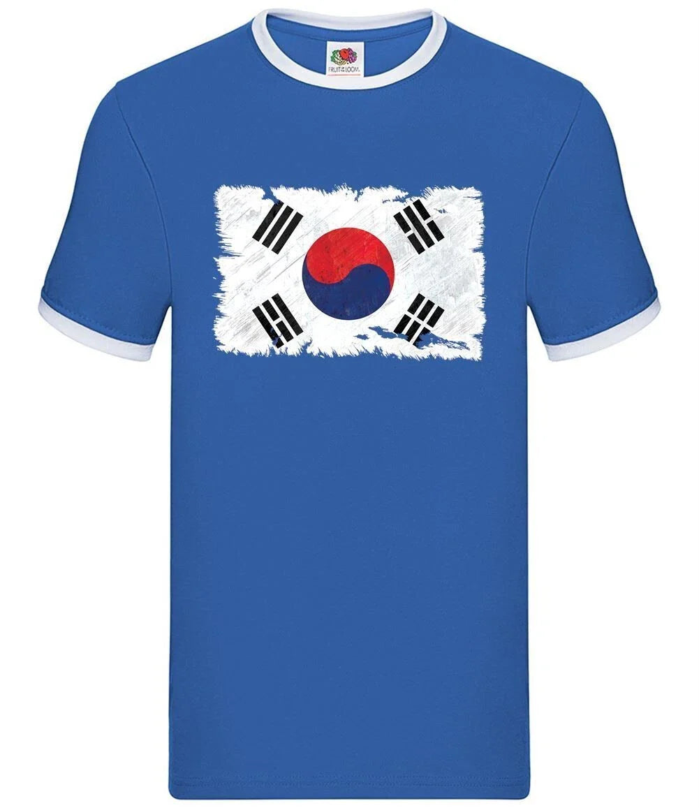 South Korea Grunge Flag Style - Men Ringtone - Seoul Republic Unisex T-shirt, Sweatshirt, Hoodie, Long Sleeve Tee - T-Shirt, Sweatshirt, Hoodie