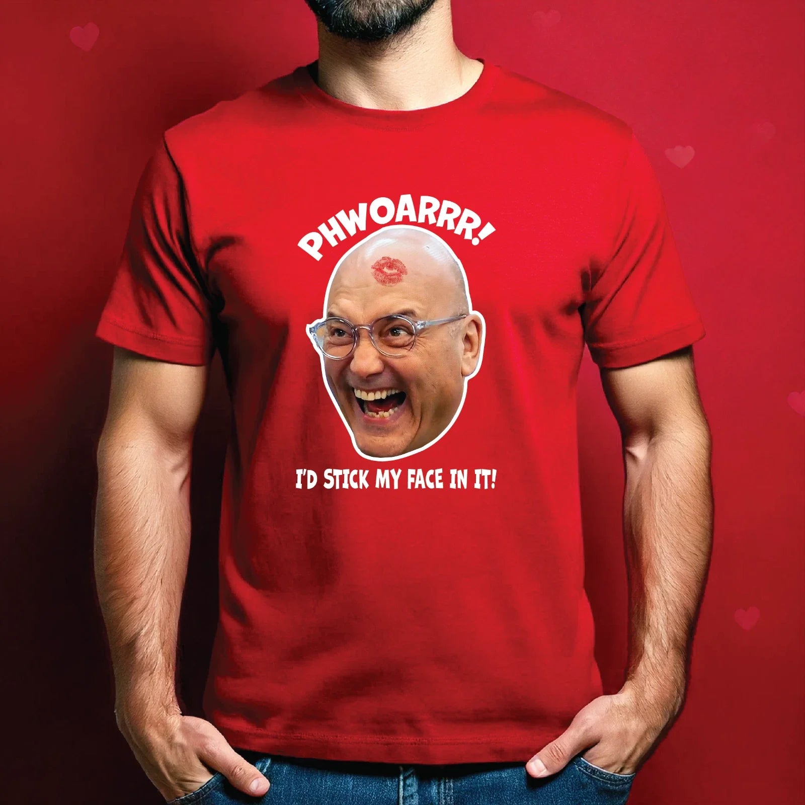 Gregg Wallace I'd Stick My Face In It! Funny Valentine T-Shirt | Rude Valentine Unisex T-shirt, Sweatshirt, Hoodie, Long Sleeve Tee - T-Shirt, Sweatshirt, Hoodie