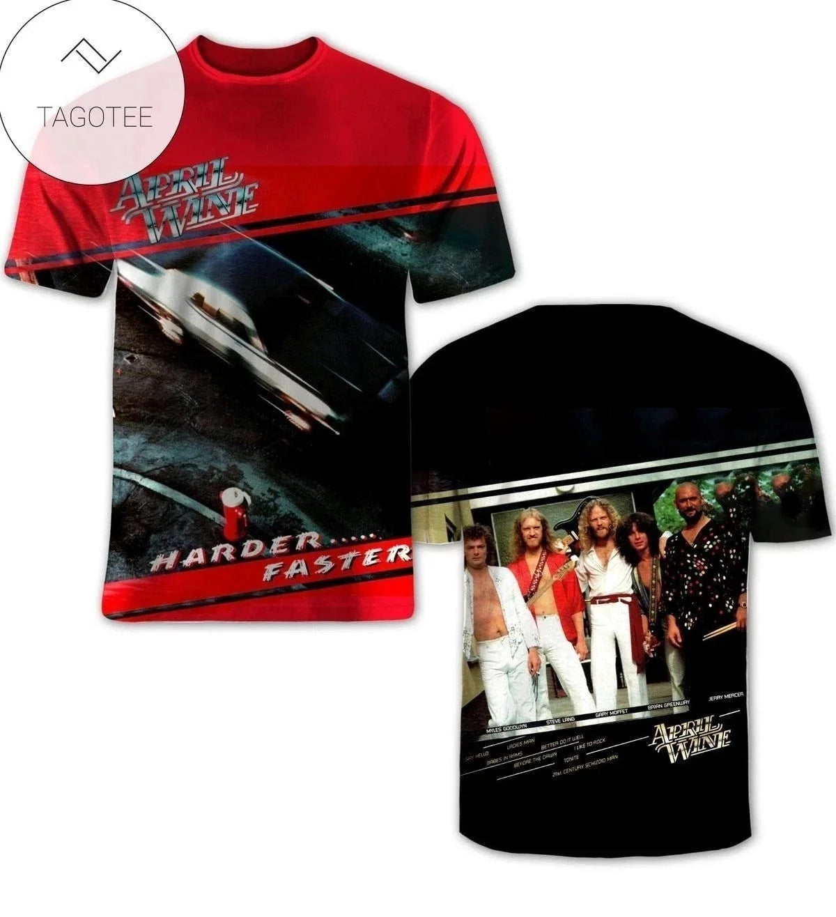 New April Wine Harder Faster  Gift For Fans S-6XL 3D T-shirt MO880 Unisex T-shirt, Sweatshirt, Hoodie, Long Sleeve Tee - T-Shirt, Sweatshirt, Hoodie