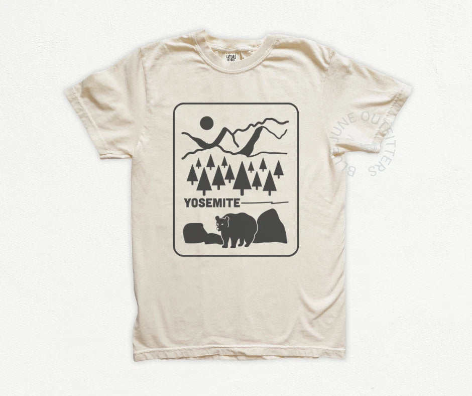 YOSEMITE NATURAL PARK | COMFORT COLORS TEE Unisex T-shirt, Sweatshirt, Hoodie, Long Sleeve Tee - T-Shirt, Sweatshirt, Hoodie