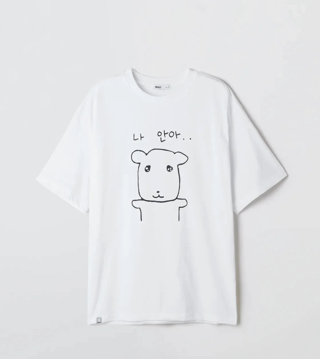 SPAO Korea Ganadi Dog T-Shirt K-Fashion Oversized White Tee Unisex New 2026 Unisex T-shirt, Sweatshirt, Hoodie, Long Sleeve Tee - T-Shirt, Sweatshirt, Hoodie