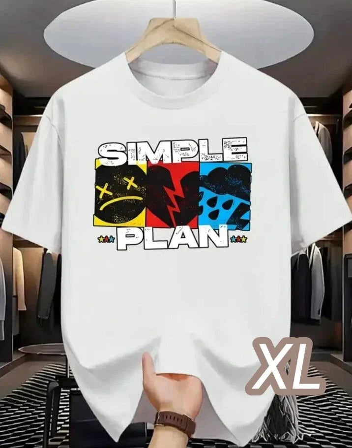 Premium T White Size XL Simple Plan Breathable dry Polyester material Oversized Unisex T-shirt, Sweatshirt, Hoodie, Long Sleeve Tee - T-Shirt, Sweatshirt, Hoodie