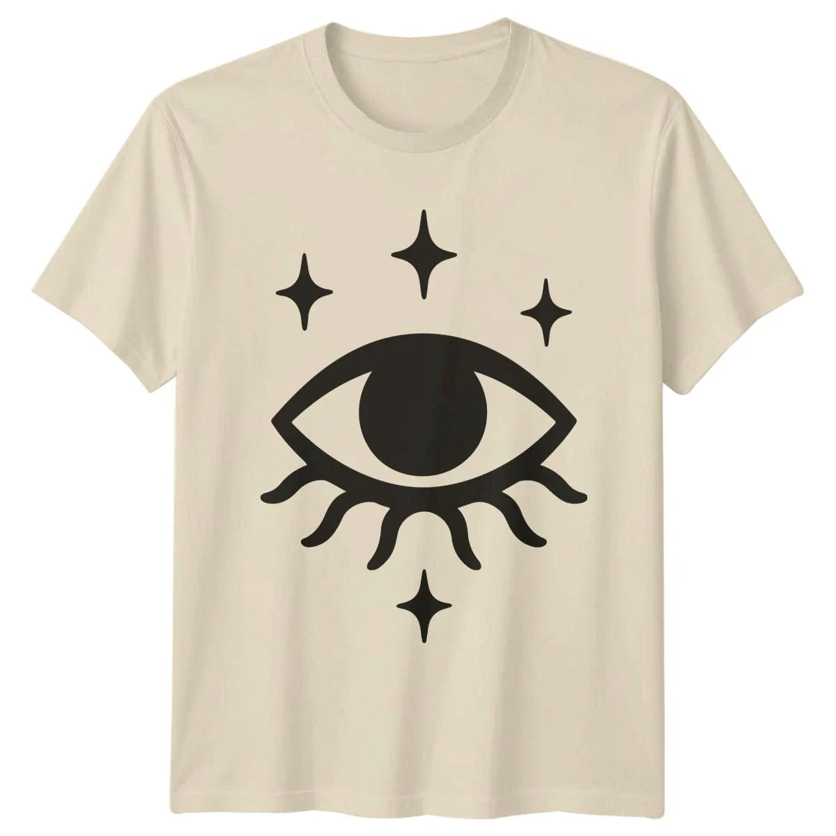 Mystical Eye Starry Gaze T-Shirt Celestial Boho Spiritual Aesthetic Unisex T-shirt, Sweatshirt, Hoodie, Long Sleeve Tee - T-Shirt, Sweatshirt, Hoodie