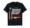 Unvaccinated Conservative Meat Eating Gun Owner T-Shirt Small Unisex T-shirt, Sweatshirt, Hoodie, Long Sleeve Tee - T-Shirt, Sweatshirt, Hoodie