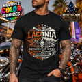Laconia 2026 Motorcycle Week Shirt 103rd Weirs Beach NH Biker Tee No Harley Unisex T-shirt, Sweatshirt, Hoodie, Long Sleeve Tee - T-Shirt, Sweatshirt, Hoodie