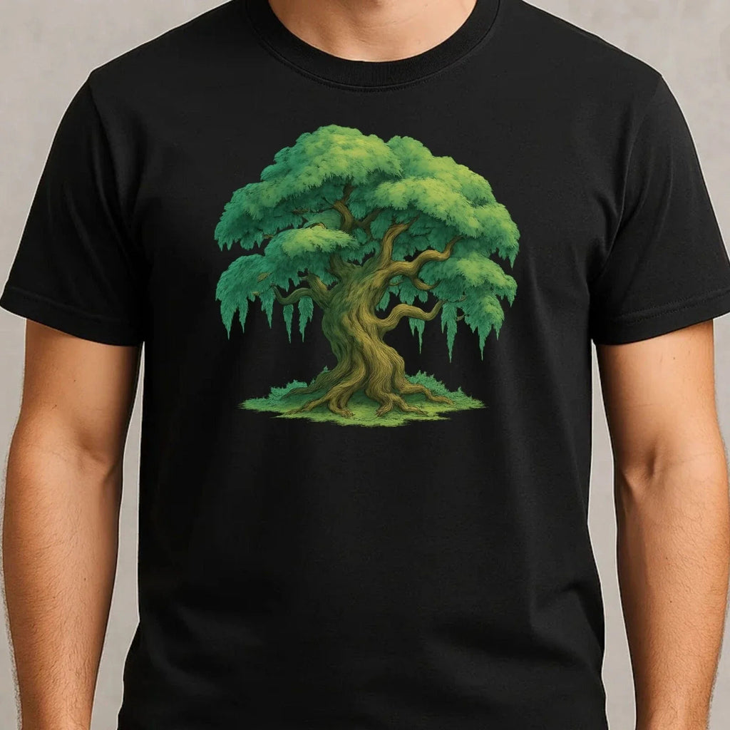 Mens Fantasy Tree Motif Cotton T-Shirt Size XS to 5XL Unisex T-shirt, Sweatshirt, Hoodie, Long Sleeve Tee - T-Shirt, Sweatshirt, Hoodie
