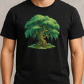 Mens Fantasy Tree Motif Cotton T-Shirt Size XS to 5XL Unisex T-shirt, Sweatshirt, Hoodie, Long Sleeve Tee - T-Shirt, Sweatshirt, Hoodie