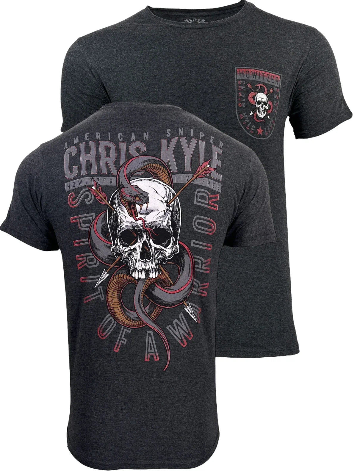Howitzer Style Men's T-Shirt Chris Kyle Insignia Military Grunt MFG Unisex T-shirt, Sweatshirt, Hoodie, Long Sleeve Tee - T-Shirt, Sweatshirt, Hoodie