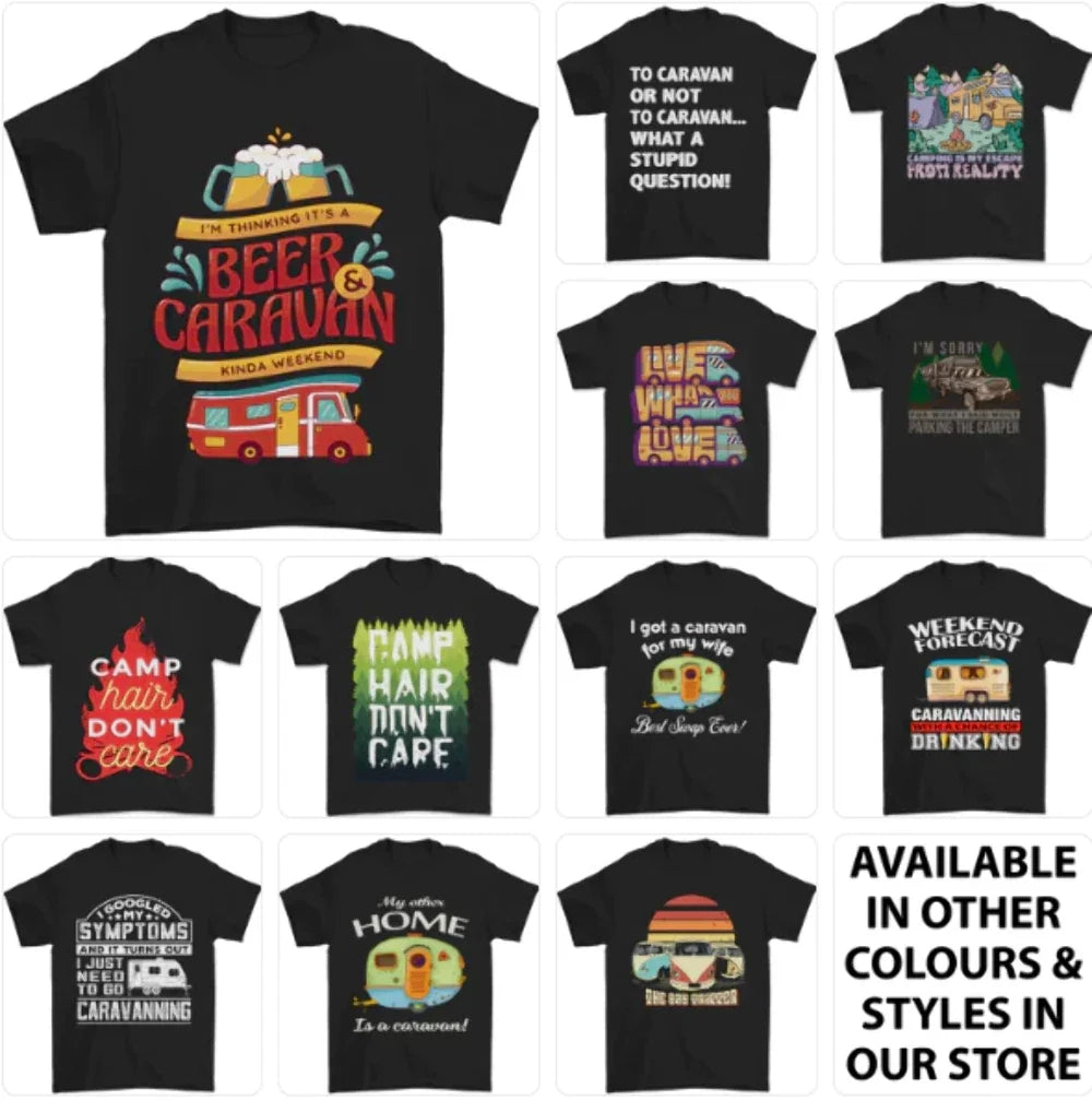 Caravan T-Shirt Mens Caravanning Motorhome RV Funny 2 Unisex T-shirt, Sweatshirt, Hoodie, Long Sleeve Tee - T-Shirt, Sweatshirt, Hoodie