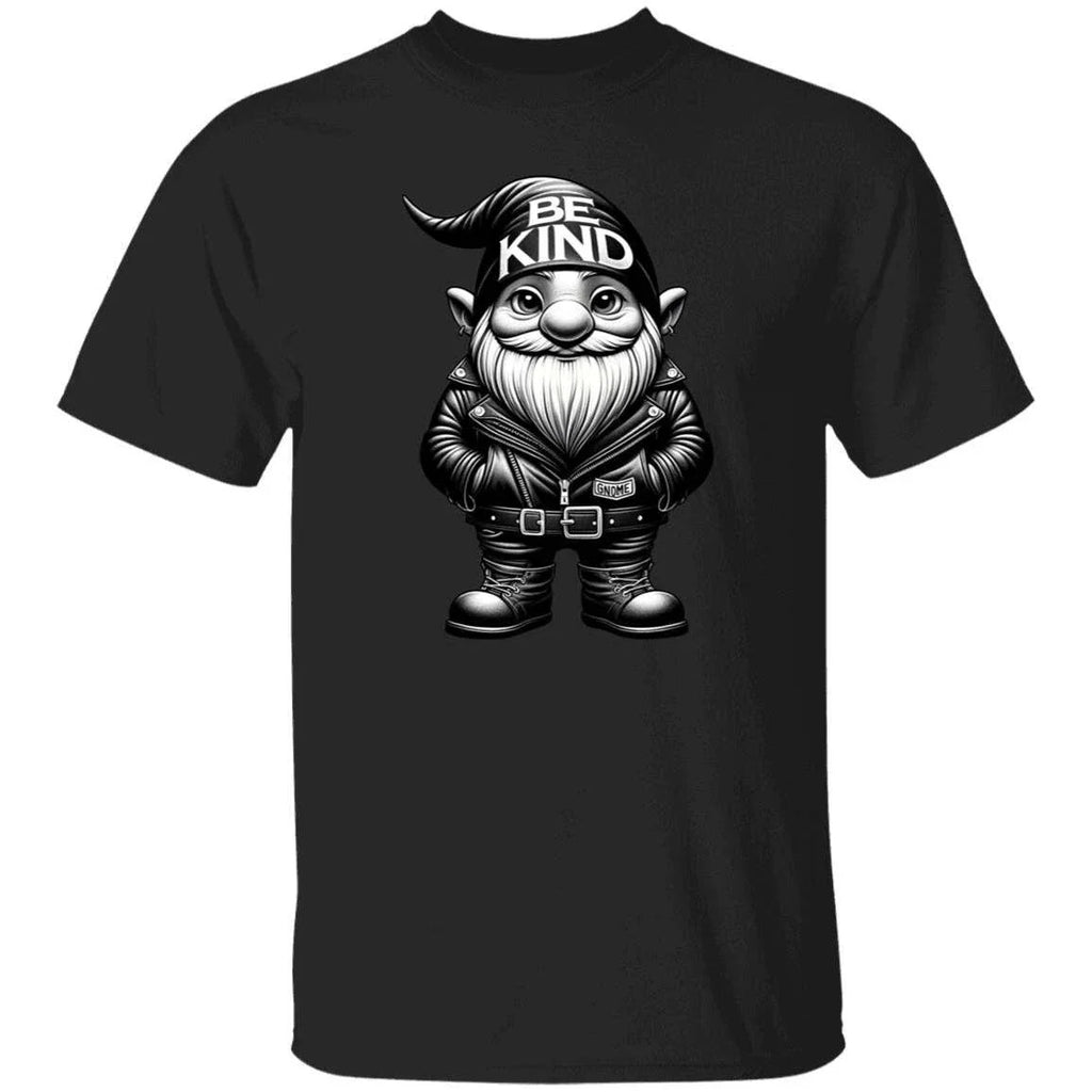Be kind T-shirt cool motivational Biker gnome unisex tee Black Navy Dark Heather Unisex T-shirt, Sweatshirt, Hoodie, Long Sleeve Tee - T-Shirt, Sweatshirt, Hoodie