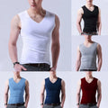 Comfortable and Trendy Ice Silk Men's Sleeveless V Neck Muscle T Shirt Unisex T-shirt, Sweatshirt, Hoodie, Long Sleeve Tee - T-Shirt, Sweatshirt, Hoodie