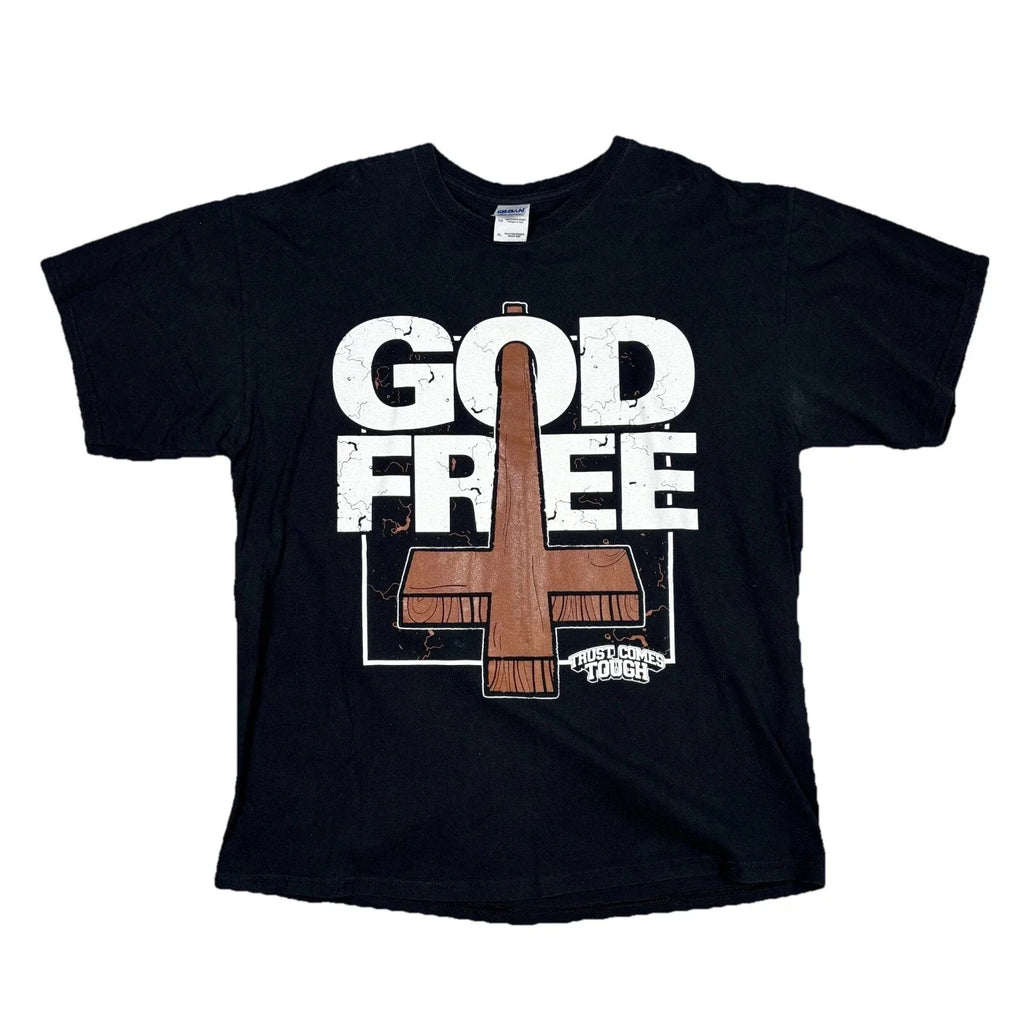 Trust Comes Tough God Free Tee Tshirt T Shirt XL Michael Crafter IKTPQ Metalcore Unisex T-shirt, Sweatshirt, Hoodie, Long Sleeve Tee - T-Shirt, Sweatshirt, Hoodie