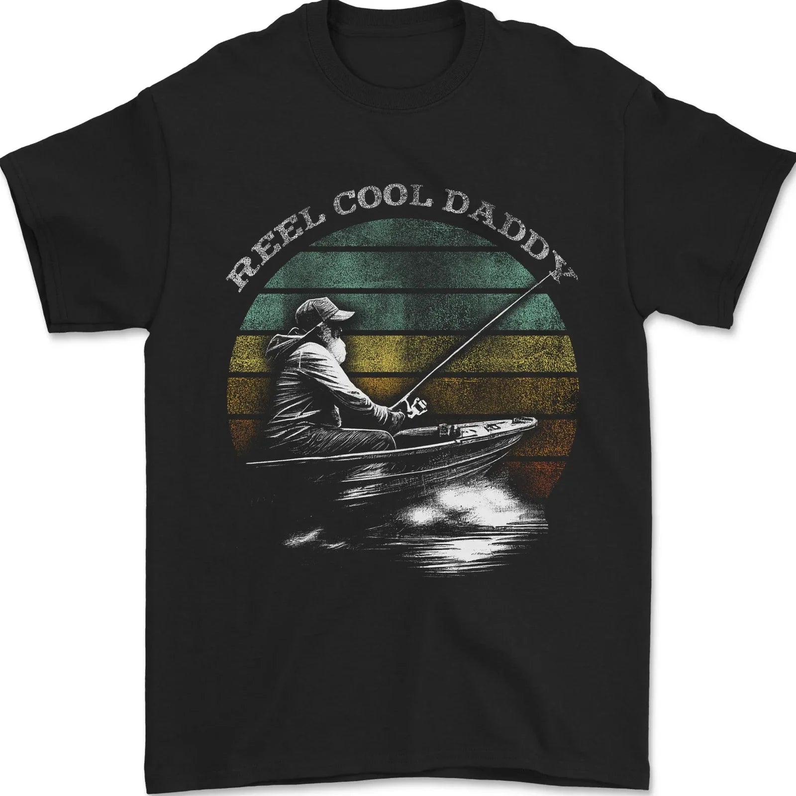 Reel Cool Daddy Funny Dad Fishing T-Shirt 100% Cotton Unisex T-shirt, Sweatshirt, Hoodie, Long Sleeve Tee - T-Shirt, Sweatshirt, Hoodie