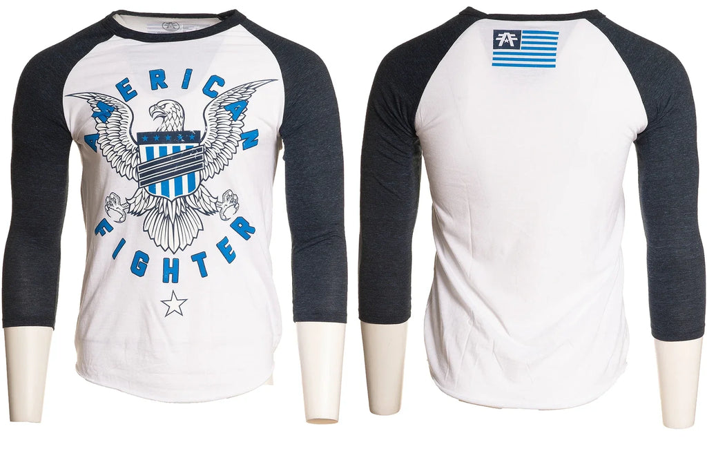 AMERICAN FIGHTER VANDERBILT RAGLAN Men's T-Shirt L/S Unisex T-shirt, Sweatshirt, Hoodie, Long Sleeve Tee - T-Shirt, Sweatshirt, Hoodie