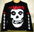 Misfits Skull Logo Punk Rock Band Long Sleeve T-Shirt Size S M L XL 2XL 3XL Red Unisex T-shirt, Sweatshirt, Hoodie, Long Sleeve Tee - T-Shirt, Sweatshirt, Hoodie