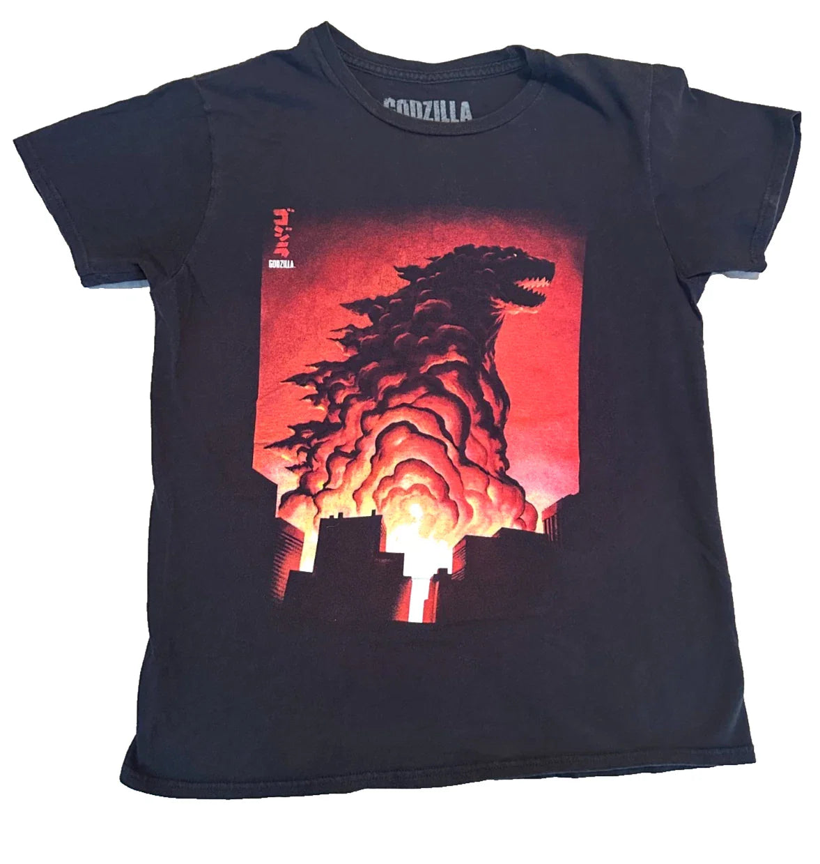 Loot Crate Godzilla Movie 2014 Bioworld | Size | Black T-Shirt Phantom City Unisex T-shirt, Sweatshirt, Hoodie, Long Sleeve Tee - T-Shirt, Sweatshirt, Hoodie