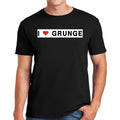 I Love Grunge T-Shirt 100% Cotton Men's S To 5XL Top Tee Unisex T-shirt, Sweatshirt, Hoodie, Long Sleeve Tee - T-Shirt, Sweatshirt, Hoodie