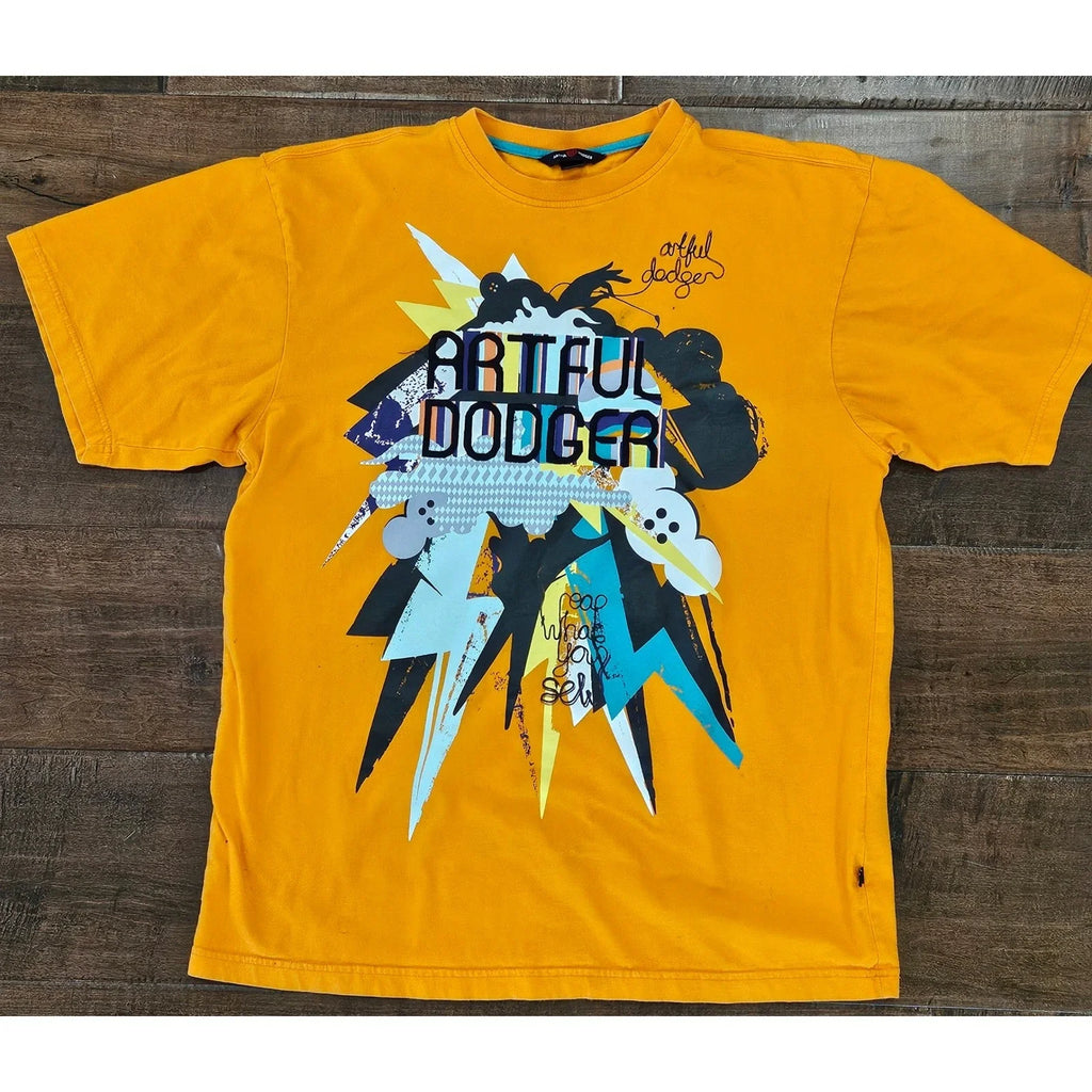 Y2K VTG Hip Hop Skater Artful Dodge Orange Teeshirt XL Reap What You Sew Unisex T-shirt, Sweatshirt, Hoodie, Long Sleeve Tee - T-Shirt, Sweatshirt, Hoodie