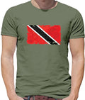 Trinidad and Tobago Grunge Style Flag - Mens T-Shirt - Port of Spain Caribbean Unisex T-shirt, Sweatshirt, Hoodie, Long Sleeve Tee - T-Shirt, Sweatshirt, Hoodie