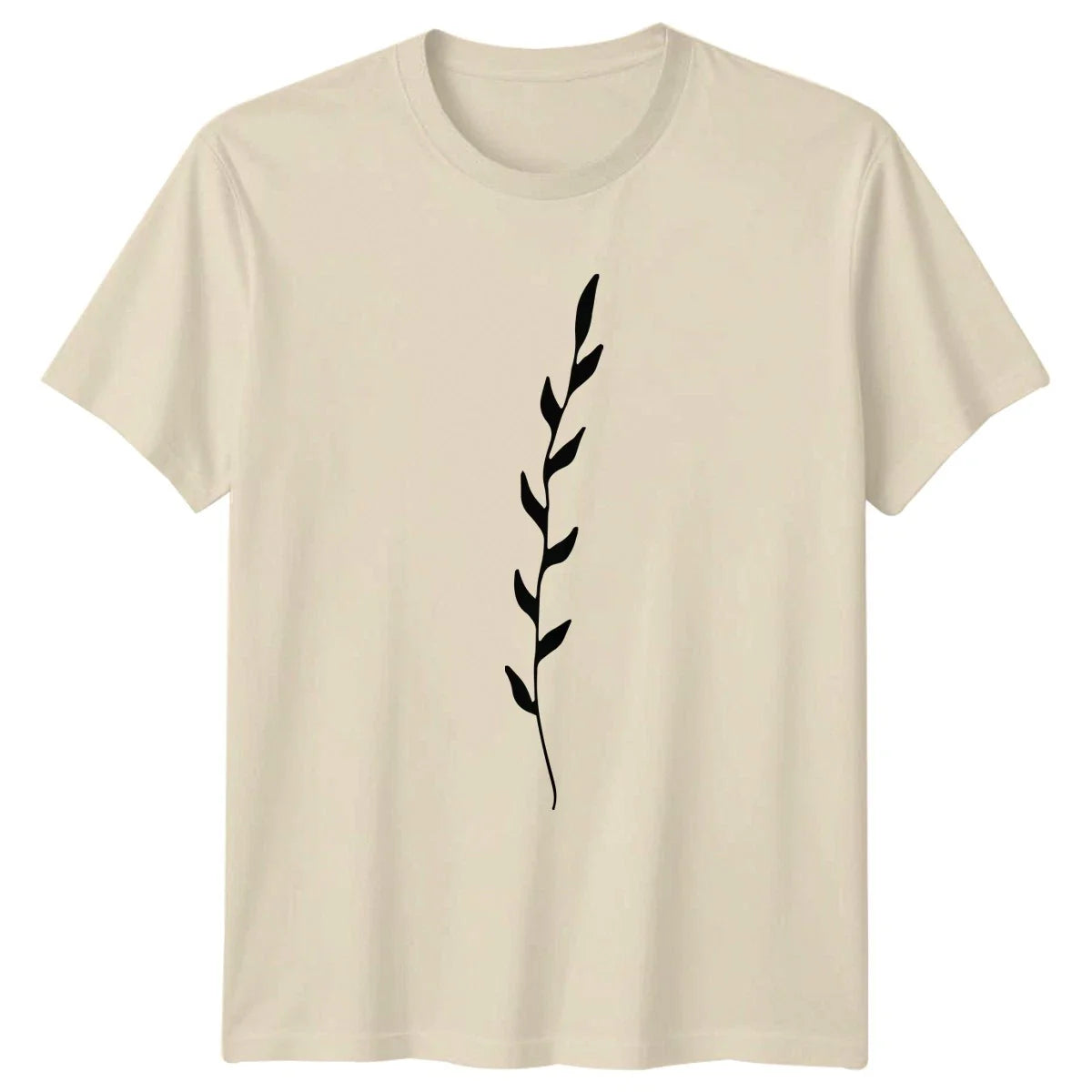 Minimalist Botanical Vine Leaf Design T-Shirt Vine Art Nature Unisex T-shirt, Sweatshirt, Hoodie, Long Sleeve Tee - T-Shirt, Sweatshirt, Hoodie