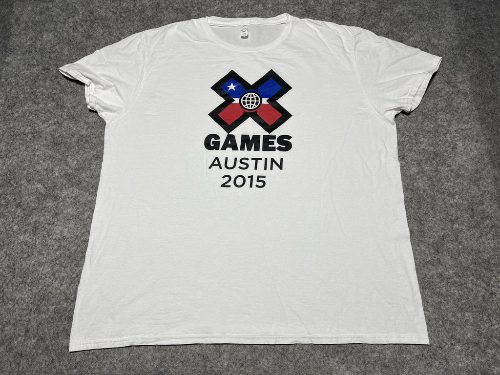 Austin Texas 2015 X Games White Shirt XL FOTL Skater MotoCross Vert Street Unisex T-shirt, Sweatshirt, Hoodie, Long Sleeve Tee - T-Shirt, Sweatshirt, Hoodie