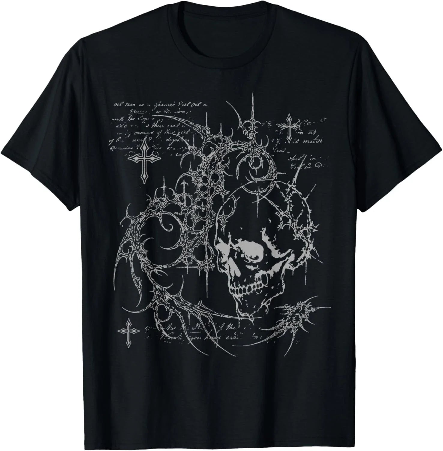 Y2K Grunge Goth Alt Skull Sigilism Vintage Graphic T-Shirt unisex T-Shirt Unisex T-shirt, Sweatshirt, Hoodie, Long Sleeve Tee - T-Shirt, Sweatshirt, Hoodie