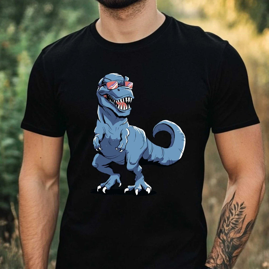 Mens Funny T-Shirt T-Rex Motif Cotton Size XS to 5XL Unisex T-shirt, Sweatshirt, Hoodie, Long Sleeve Tee - T-Shirt, Sweatshirt, Hoodie