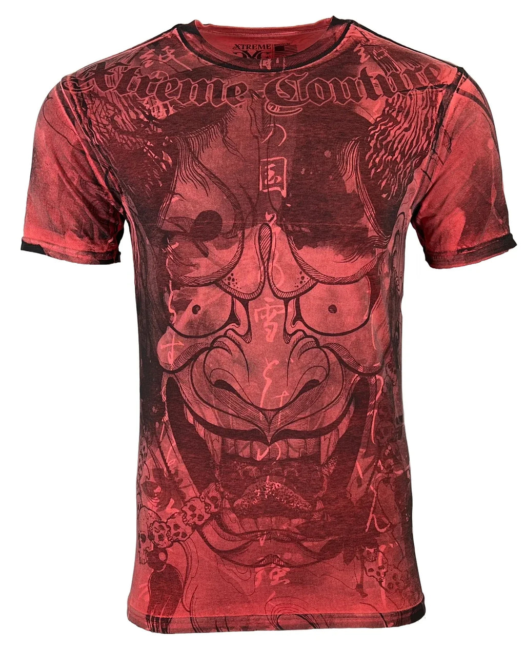 Xtreme Couture By Affliction Men's T-Shirt ATOMIC Red Skull Biker S-5XL Unisex T-shirt, Sweatshirt, Hoodie, Long Sleeve Tee - T-Shirt, Sweatshirt, Hoodie