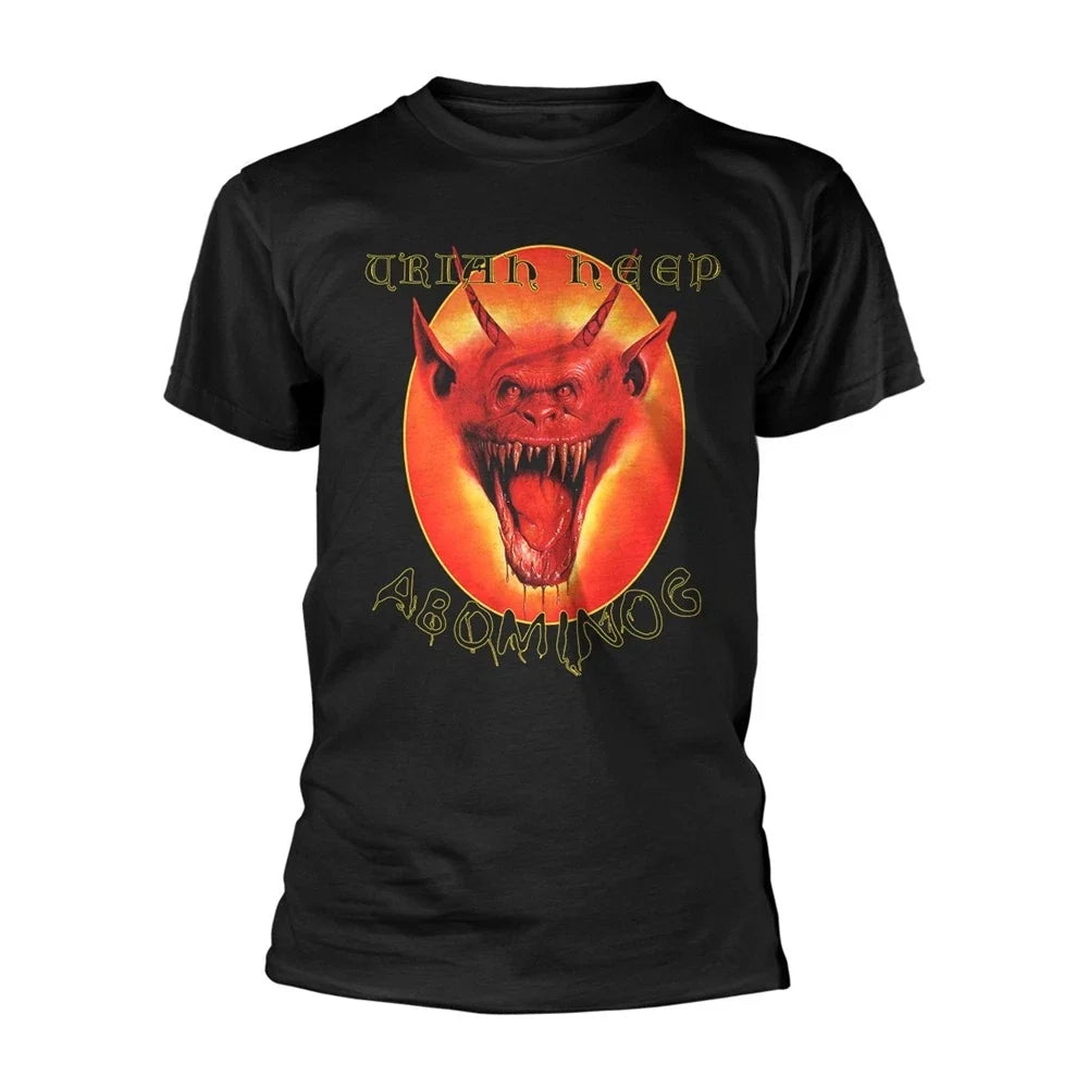 URIAH HEEP - ABOMINOG BLACK T-Shirt X-Large Unisex T-shirt, Sweatshirt, Hoodie, Long Sleeve Tee - T-Shirt, Sweatshirt, Hoodie